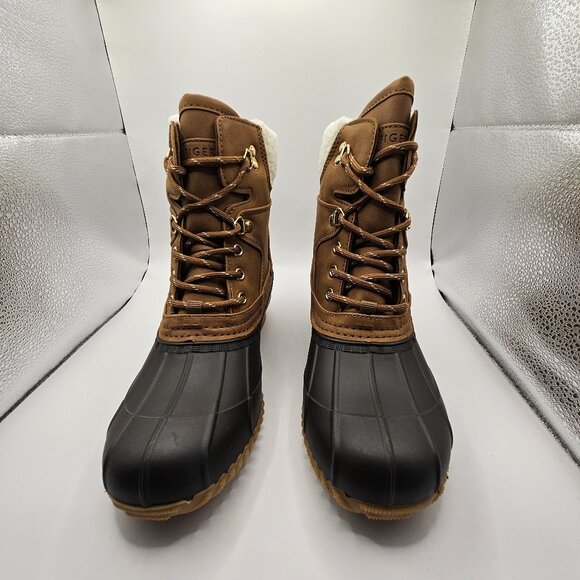 Tommy Hilfiger Shoes - Tommy Hilfiger Women's Rainah Duck Booties Dark Brown Size 7m